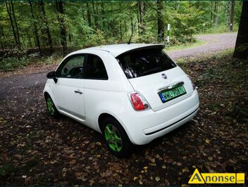 Anonse FIAT 500 elektryczny, 2010r./XI, 20cm<sup>3</sup>, 20KM, elektryczny, coupe, 82.000km, biay, metalik, poduszki powietrzne, 2xPP, elektryczne szyby prz