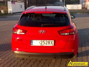 Anonse HYUNDAI I30, 2019r., 1,4cm<sup>3</sup>, 100KM, benzyna + gaz sekwencyjny, kombi, 175.000km, czerwony, stan bardzo dobry, c.46.900z. CHEM 505-725-07