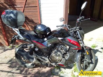 Anonse JUNAK 125 S KIDEN, 2020r., 124, kask, kufry, motocykl jak nowy, przez 4 lata przejecha tylko 2060 km, opony w bardzo dobrym stanie, dodatko