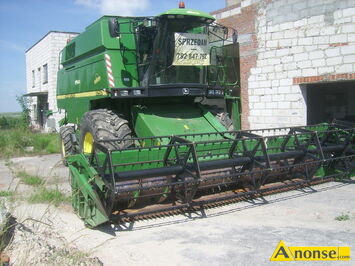Anonse KOMBAJN, John Deere 2256 Hilmaster 1997r. 3700mtg. heder 5,4m. z wzkiem, sieczkarnia, klimatyzacja, kamera cofania, 2 kosy boczne do rzepak