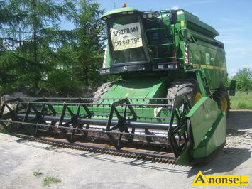 Anonse KOMBAJN, John Deere 2256 Hilmaster 1997r. 3700mtg. heder 5,4m. z wzkiem, sieczkarnia, klimatyzacja, kamera cofania, 2 kosy boczne do rzepak