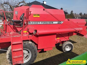 Anonse KOMBAJN, MASSEY FERGUSON 20, Heder 3m, 88r,1200mth z sieczkarnia, sprowadzony, transport c 517749978, c.40.000z. RAWICA NOWA