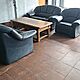 MEBLE SKRZANE ZESTAW, kolor granatowy, Sprzedam komplet mebli skrzanych w kolorze granatowym. W zestawie sofa 3 + osobowa, 2 osobowa + 1 f