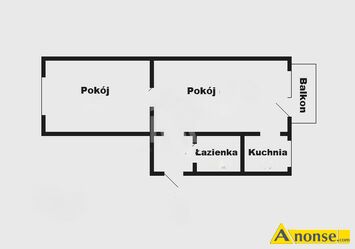 Anonse NAD POTOKIEM, M-3, 36m<sup>2</sup>, p. 4/4, wasnociowe, do remontu, wc i azienka razem, bardzo dobra lokalizacja, blisko przedszkole, drzwi antywam