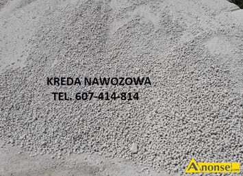 Anonse NAWOZY, wapniowe, Kreda rozdrobniona Omya Agrocarb 90M-KR to rodek wapnujcy (typ G.1.5b) z zakadu produkcyjnego w Starej Kornicy, wglan