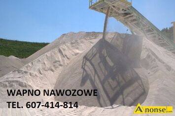 Anonse NAWOZY, wapniowe, Posiadamy w sprzeday najwyszej jakoci asortyment w postaci wapna wglanowego bez magnezu z Kopalni Wapienia Morawica. J
