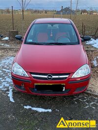 Anonse OPEL CORSA, 2004r., 1,2cm<sup>3</sup>, benzyna, 168.000km, Sprzedam samochd marki Opel Corsa C, rocznik 2004. Auto jest zadbane, w dobrym stanie. Wan