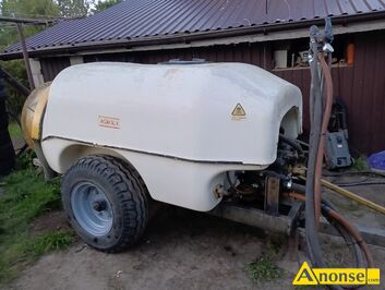 Anonse OPRYSKIWACZ, Sadowniczy, AGROLA 1500L, Sprzedam sprawny opryskiwacz Agrola o poj 1500L, pompa Annowi Rewerberi, kosz 2 biegowy, rama ocynk,