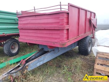 Anonse PRZYCZEPA JEDNOOSIOWA, Wywrotka wymiary 4-2-1,sprowadzona z Niemiec, 517749978, stan bardzo dobry, c.14.500z. RAWICA-KOLONIA