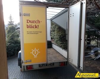 Anonse PRZYCZEPKA, Brenderup, samochodowa, Dwie osie. Z hamulcem wym. 300150180 rok prod.2022 dmc 2000 kg., stan bardzo dobry, c.10.900z. RADOM