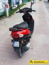 Anonse Skuter Torq Vivo 50, 2018r., 50, 7.680km, czerwony, po tuningu, Szanowni Pastwo, mam do sprzedania skuter marki Torq Vivo z 2018 roku. W sk