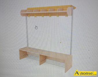 Anonse SZATNIA DLA DZIECI, sprzedam szatni dla dzieci KREDKA t na 6 wieszakw, now nieuywan w iloci 2 sz sprzeda moe by na faktur.,