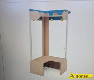 Anonse SZATNIA DLA DZIECI, sprzedam szatni KREDKA niebiesk naron na 4 wieszaki, nowa nieuywana w iloci 5 sz sprzeda moe by na faktur.,