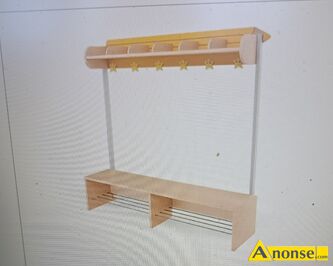 Anonse SZATNIA DLA DZIECI, sprzedam szatni KREDKA t na 6 wieszakw, now nieuywan w iloci 2 sz sprzeda moe by na faktur., stan idealn