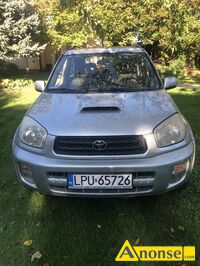 Anonse TOYOTA RAV-4, 2003r., 1.995cm<sup>3</sup>, 116KM, 286.000km, srebrny, ABS, poduszki powietrzne, 2xPP, immobiliser, manualna, centralny zamek, szyberdac
