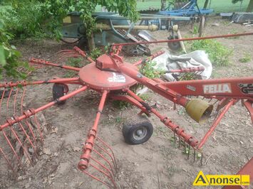 Anonse ZGRABIARKA, karuzelowa, FELLA, Sprzedam zgrabiarke Fella TS 330, o szerokoci roboczej 3,3, na szerokich koach z wakiem WOM i plandek. Go
