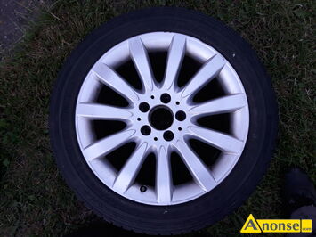 Anonse ALUFELGI 17 MERCEDES W211 5X112 MERCEDES, alufelgi oryginal mercedes w211 w210 i inne z oponami 245/45/17 proste sprawdzone opony zima na je
