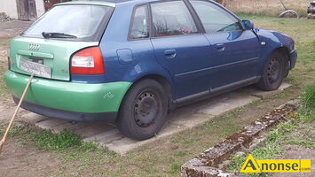 Anonse AUDI A3, 2003r., 1,6, 102KM, benzyna, hatchback, 240.000km, niebieski, metalik, 8L ABS, ESP podgrzewane fotele 5D elektryczne szyby i dokume