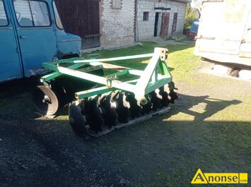 Anonse BRONA, talerzowa, 2x9, szer. 2m, c.3.900z. PIASKI