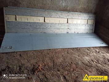 Anonse BURTY, aluminiowe do przyczepy o wymiarach 0,80x3,47m, stan bardzo dobry, c.2.600z do uzg.. KOZW