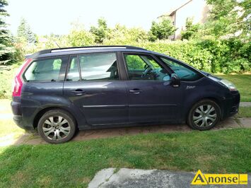 Anonse CITROEN C4 PICASSO, 2008r./III, 1.800cm<sup>3</sup>, 125KM, 16V, benzyna, van, 301.000km, granatowy, metalik, immobiliser, poduszki powietrzne, 8xPP, s
