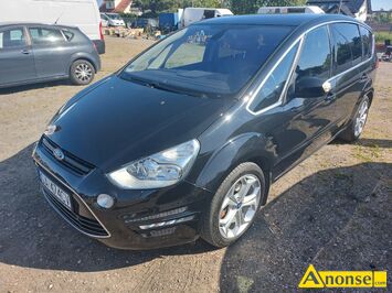 Anonse FORD S-MAX, 2014r., 2.000cm<sup>3</sup>, 100KM, diesel, kombi, 266.000km, czarny, metalik, immobiliser, poduszki powietrzne, 7xPP, ABS, elektryczne szy