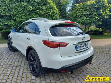 Anonse INFINITI QX70, 2015r./V, 3.000cm<sup>3</sup>, 238KM, 16V, turbo diesel, van, 196.000km, biay, pera, autoalarm, poduszki powietrzne, 8xPP, system kont