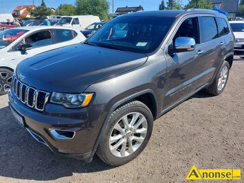 Anonse JEEP GRAND CHEROKEE, 2017r., 3.600cm<sup>3</sup>, 294KM, benzyna + gaz, hatchback, 127.400km, czarny, metalik, poduszki powietrzne, 8xPP, autoalarm, AB