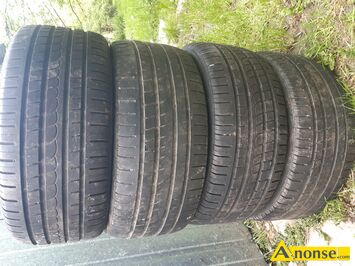 Anonse JEEP GRAND CHEROKEE -, 4 Opony letnie PIRELLI Pzero Rosso 255/40 ZR19 Rok 2008, 2010, 2012 Gboko bienika 3×5mm, 1× 4mm, stan dobry, c