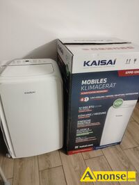Anonse KLIMATYZATOR, Klimatyzator przenony KAISAI KPPD-12HRN29 3,5 kW, zakupiony nowy w 2022r, 100% sprawny, niewiele uywany klimatyzator o bardz