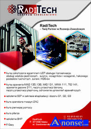 Anonse KURS, zawodowy, Centrum Szkoleniowe RadiTech w Nisku zaprasza na szkolenia zawodowe: — kurs ADR — UDT | kurs wzki widowe (obsuga oraz