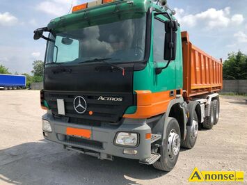 Anonse MERCEDES ACTROS, 2008r., 11.946cm<sup>3</sup>, 476KM, diesel, 612.000km, zielony, wywrotka, Samochd ciarowy Mercedes-Benz Actros, wywrotka, 2008r.,