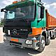 MERCEDES ACTROS, 2008r., 11.946cm<sup>3</sup>, 476KM, diesel, 612.000km, zielony, wywrotka, Samochd ciarowy Mercedes-Benz Actros, wywrotka, 2008r.,