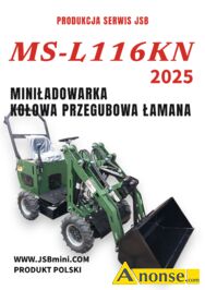 Anonse MINIKOPARKA, adowarka Koparka Wozido - NOWE 2025 - Prosto od Producenta JSB POLSKA - CENY JU OD 18230 z. Netto za Mni Wozido PRODUKUJEM