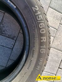 Anonse OPONY BARUM BRAVURIS, Sprzedam komplet 4 opon letnich Barum Bravuris2 215/60 R16 99H, gboko bienika ok. 5mm w caym komplecie.Opony spr