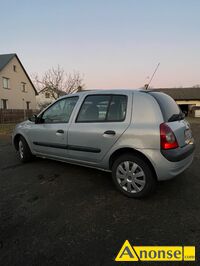 Anonse RENAULT CLIO, 2004r., 1,2cm<sup>3</sup>, hatchback, 200.000km, Sprzedam samochd renault clio|| po lifcie 5drzwiowy rok produkcji 2004 silnik 1.2 16v b