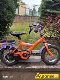 Anonse ROWER, dziecicy, KROSS, rowerek fioletowo-pomaraczowy na oponach 12.5 cala zdjcie mms ma dodatkowe keczka do nauki jazdy zdjcia mog w