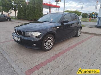 Anonse BMW SERIA 1, 2006r., 1.998cm<sup>3</sup>, 122KM, diesel, 220.000km, czarny, stan bardzo dobry, c.15.000z. RADOM