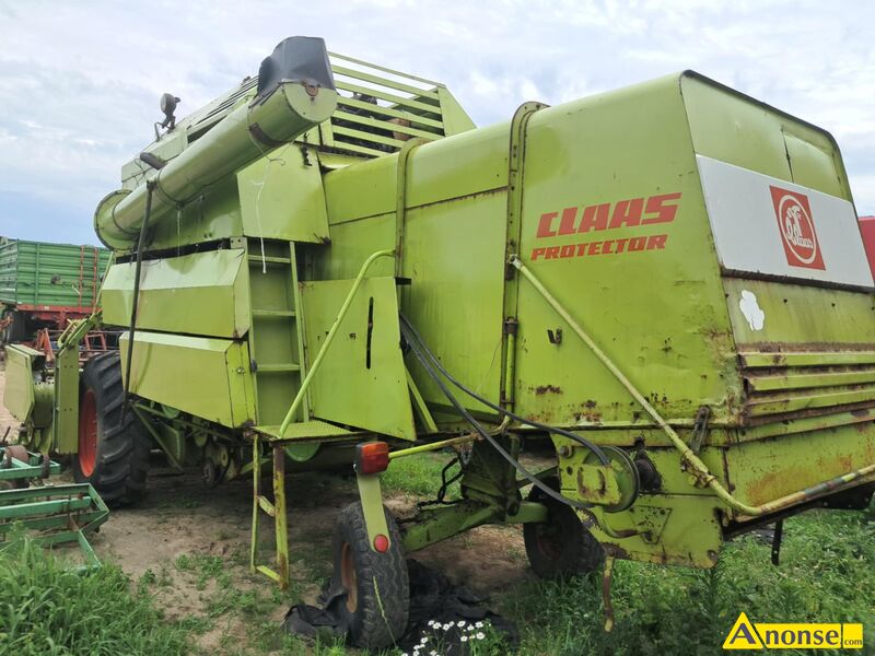 kombajn  opis dodatkowy: Witam sprzedam kombajn zboowy Claas Protector (odpowiednik Claas Mercator 50) w oryginale silnik 4 cylindrowy Perkins heder 2.80 koszenia cay 3m kombajn z sieczkarnia na noach ruchomych wspomaganie kierownicy opony 80% bienika stan bardzo dobry cena do negocjacji.  Moliwo transportu I zamiany. Wicej informacji udziel telefonicznie 
 - image 4