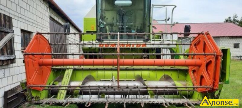 kombajn , zboowy, CLAAS DOMINATOR, z kabin, wspomaganie kierownicy, heder 3m, z sieczkarni opis dodatkowy: Sprzedam kombajn claas dominator spezial, 6 cylindrw, 100 km, rok budowy 1996, 3332 mth, klimatyzacja, hydrauliczny wysyp ziarna, przebieg prawdziwy , opony od nowoci, wszystko sprawne, nie wymaga adnych poprawek.  stan przedmiotu transakcji: stan bardzo dobry