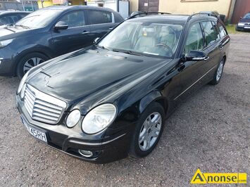 Anonse MERCEDES E V6 3.0 W211, 2008r., 3.000cm<sup>3</sup>, 231KM, diesel, kombi, 270.000km, czarny, metalik, elektryczne szyby przd (2xES), aluminiowe felgi