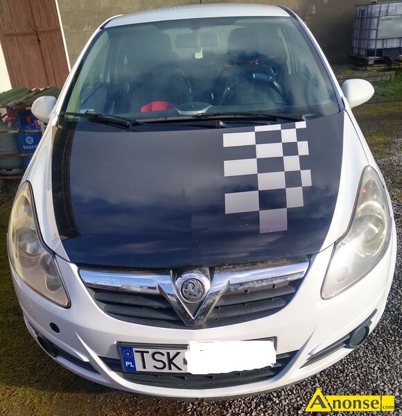 OPEL  CORSA, 2008r., 1,3cm<sup>3</sup> , diesel, 353.000km, biay komfort: elektryczne szyby informacje dodatkowe: liczba drzwi 3 drzwi (3D) 3 drzwi (3D) opis dodatkowy: Jestem wacicielem od siedmiu lat. Auto jest w cigej eksploatacji, mao pali i jest dynamiczne. Dorzucam dwa komplety k (lato oraz zima). Posiadam dwa oryginalne kluczyki, samochd z polskiego salonu. Wicej informacji udziel telefonicznie stan przedmiotu transakcji: stan dobry