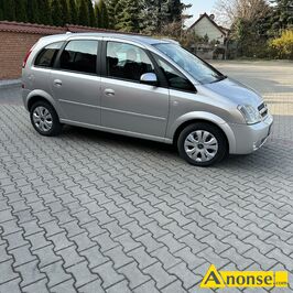 Anonse OPEL MERIVA, 2004r., 1.600cm<sup>3</sup>, 77KM, benzyna, 207.500km, srebrny, metalik, ABS, immobiliser, poduszki powietrzne, 4xPP, manualna, elektryczn