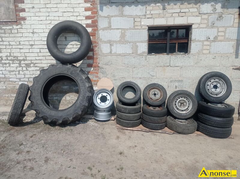 opony  opis dodatkowy: uywane 640x15, 650x16, 650x20, 825x20, 1100x20, 1200x18, 420/70R28, inne.