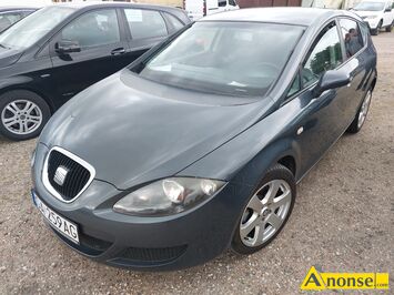 Anonse SEAT LEON, 2006r., 1.600cm<sup>3</sup>, 102KM, benzyna, hatchback, 224.000km, grafitowy, metalik, immobiliser, poduszki powietrzne, 6xPP, ABS, elektryc