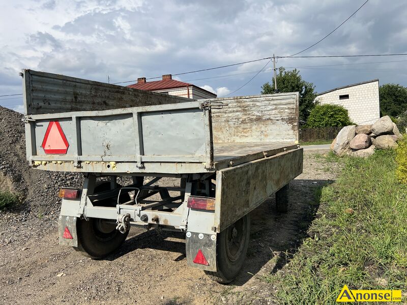 WZ  opis dodatkowy: Sprzedam przyczep rolnicz Autosan D-4, zarejestrowana, wywrotka na 3 strony, instalacja elektryczna i pneumatyczna kompletna, dodatkowe zakadki, stan przedmiotu transakcji: stan dobry - image 3