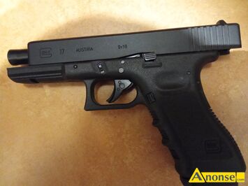 Anonse ZOM, metalowy, replika glock, metal, kpl.magazynek, naboje co2-3sz kabura, kulki, odbir osobisty, c.250z. D