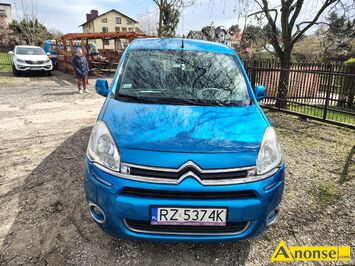 Anonse CITROEN BERLINGO, 2013r., 1.600cm<sup>3</sup>, 98KM, benzyna + gaz, kombi, 94.000km, niebieski, metalik, poduszki powietrzne, 2xPP, elektryczne szyby p