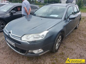 Anonse CITROEN C5, 2010r., 2.000cm<sup>3</sup>, 163KM, diesel, hatchback, 358.000km, popielaty, metalik, poduszki powietrzne, 8xPP, ASR, ABS, elektryczne szyb