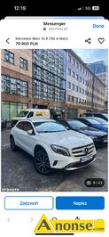 Anonse MERCEDES Gla 250, 2015r., 1.993cm<sup>3</sup>, 211KM, benzyna, 149.000km, biay, Mercedes 250 GLA 4x4 Pikna biaa, stan bardzo dobry, c.79.900z do uz